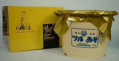 【選べる箱数(1～2箱)】ツル味噌九州　鶴味噌白秋合わせ味噌５ｋｇ入ポリ樽入り【福岡県柳川市】【全国送料込価格】｜ギフトギャラリー石橋