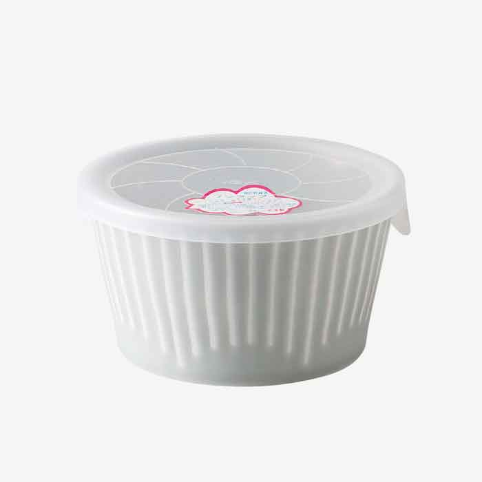 【選べる個数（1～10個）】 花ふわり　ノンラップ鉢　小 GY（グレー） (325ml)(10145) クラシノウツワ 【送料込み価格】