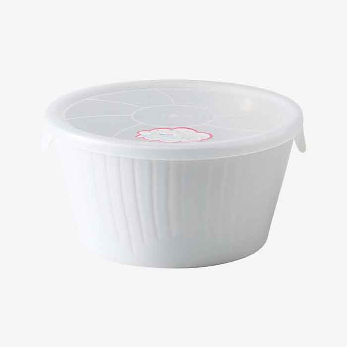 【選べる個数（1～10個）】 花ふわり　ノンラップ鉢　大 WT（ホワイト） (575ml)(10146) クラシノウツワ 【送料込み価格】
