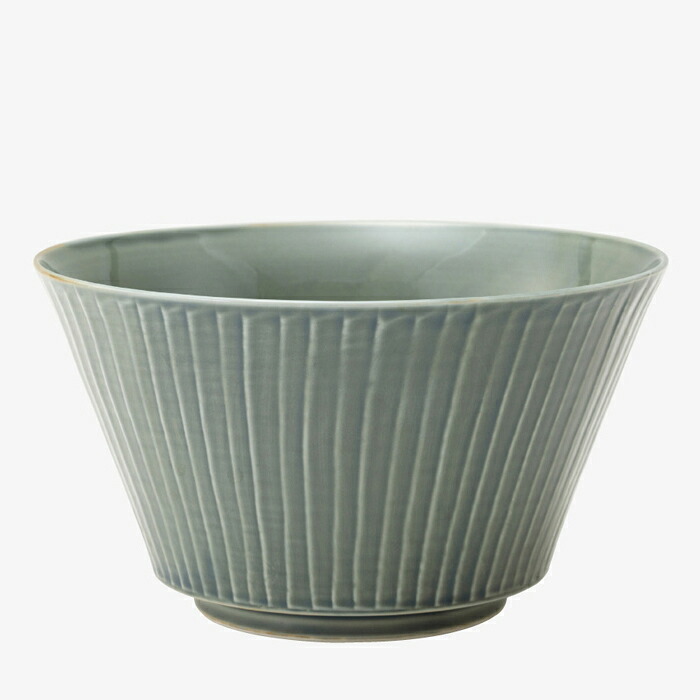【選べる個数（1～10個）】 一真陶苑 彫刻紋　藍墨 ボウル・大　草林彫 （950ml）1個（箱無し） (11111) 【送料込み価格】