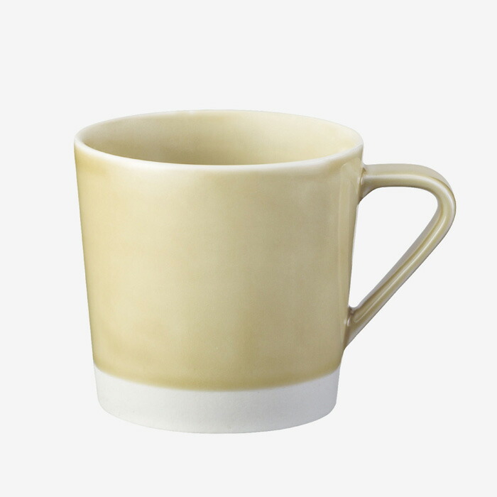 【選べる個数（1～10個）】波佐見焼 essence of lifees mugマグカップ〈280ml〉黄磁釉(19576)studio line【貨物輸送込み通貨価値】