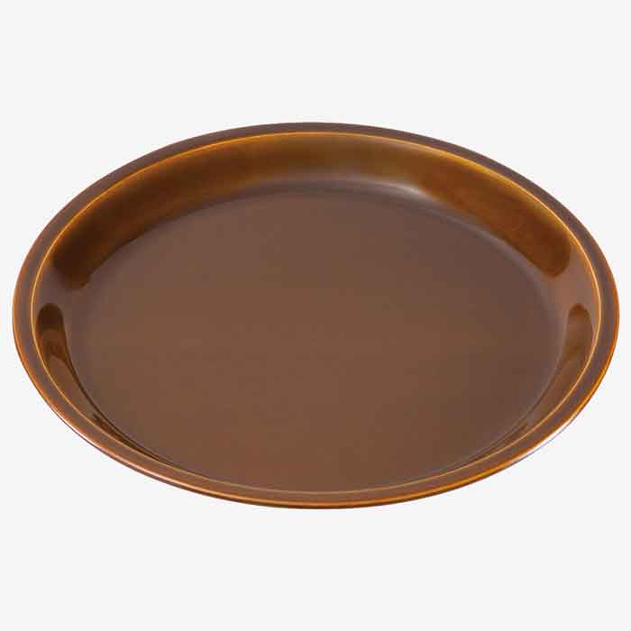 【選べる枚数（1～10枚）】波佐見焼 essence of lifees plate〈19糎〉飴釉 (19605)studio line【貨物輸送込み必要経費】 食器・カトラリー・グラス-皿・プレート-食器