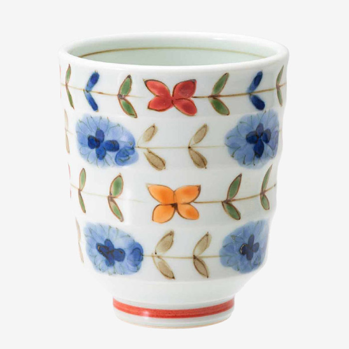 【選べる個数（1～10個）】 ブルーメ　軽量湯呑　赤・小 (200ml)　１個（20420） 【送料込み価格】