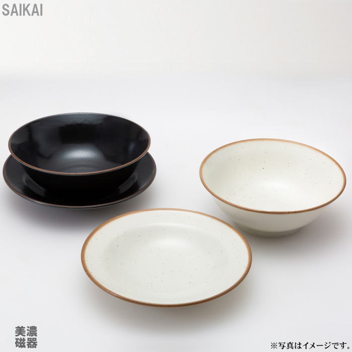【選べる箱数（1～10箱）】 ビスケ ヌードルボウル＆プレートペア （色ダンボール箱入）(PRICE GIFT-20632) 【送料無料】