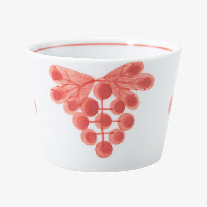 【選べる個数（1～10個）】 福峰窯 petit　藍果　　カップ　赤 １個（100ml） (20805) 【送料込み価格】