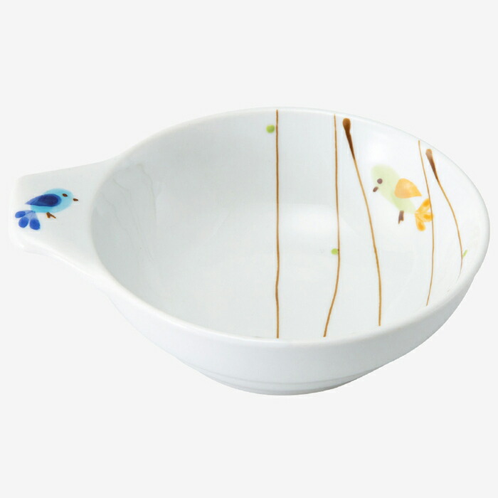 【選べる個数(1~10個)】福峰陶苑ハミング 手付ボウル<青>(300ml)(24341)【送料込み価格】|ギフトギャラリー石橋