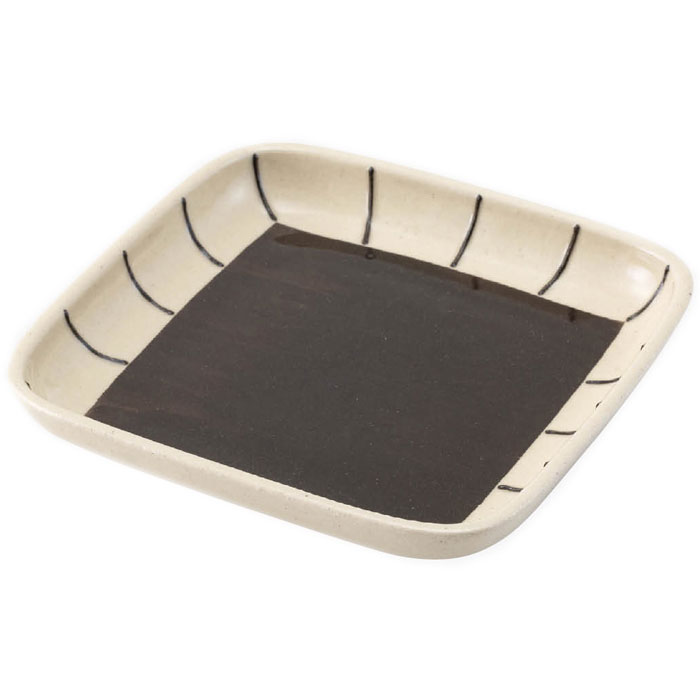 【選べる枚数（1～10枚）】エンゴーベ スクエアBK（17.5cm）（25242）【送料込み価格】
