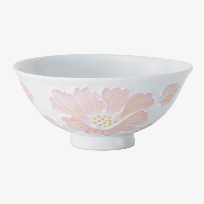 【選べる個数（1～10個）】釉花 茶碗（サクラ色） （200ml）(25413）【貨物輸送込み通貨価値】