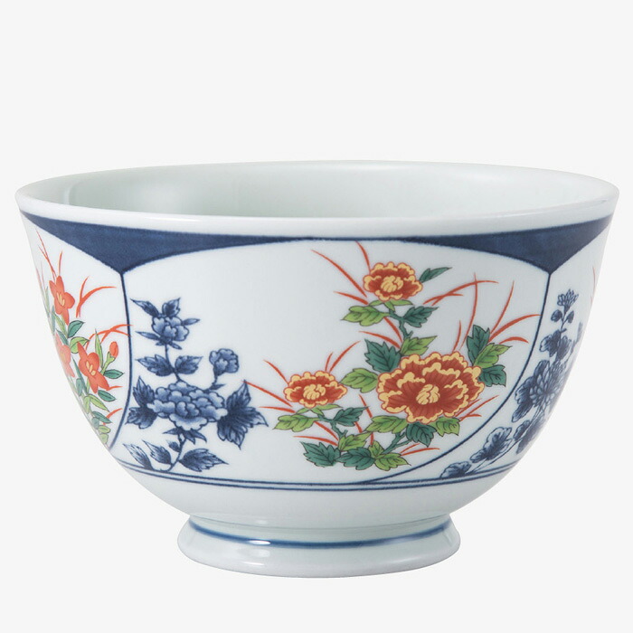 【選べる個数（1～10個）】錦間取花 お口当たり丼（575ml）（30888）染錦文様 クラシノウツワ【貨物輸送込み通貨価値】