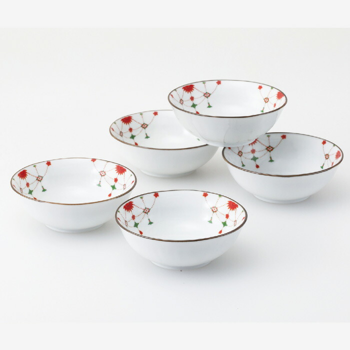 【選べる箱数（1～10箱）】瓔珞文 小鉢揃(PRICE GIFT-31047)【貨物輸送無料】