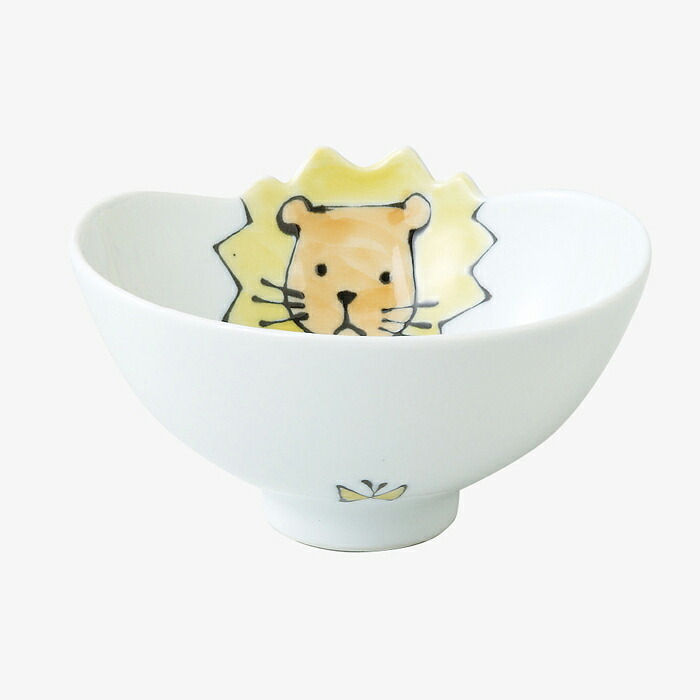 【選べる個数(1~10個)】らいおん ウェイブ碗(200ml)(40825)【子供用食器】【送料込み価格】|ギフトギャラリー石橋