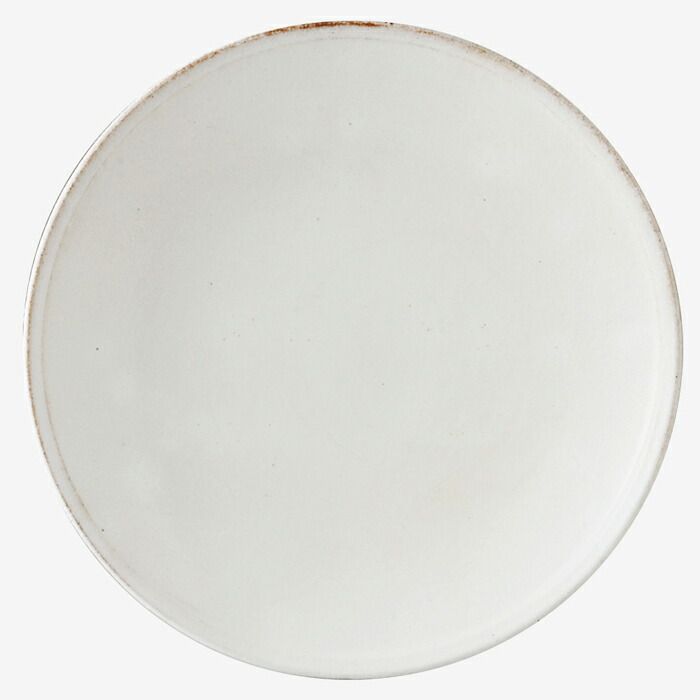 【選べる枚数（1～10枚）】筒山太一窯<br>白化粧８号皿（直径25cm）1枚(41803)【送料込み価格】
