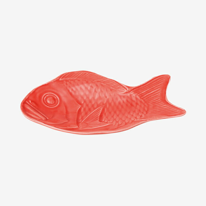 【選べる枚数（1～10枚）】鯛 ナマス皿 赤(44002)【貨物輸送込み必要経費】
