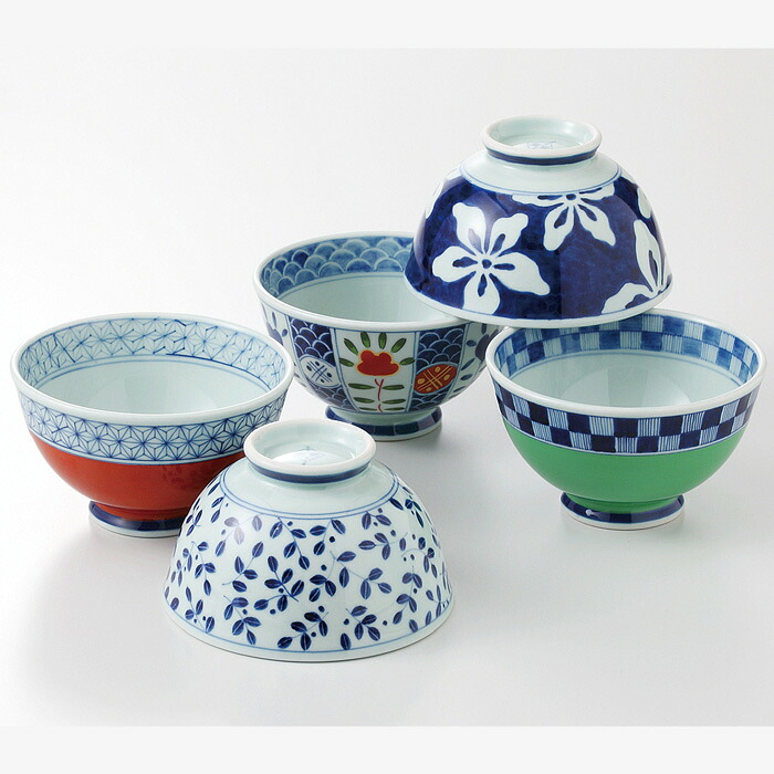 【選べる箱数（1～10箱）】染錦絵変り　軽量飯碗揃(PRICE GIFT-526421)【送料無料】｜ギフトギャラリー石橋 20,592円