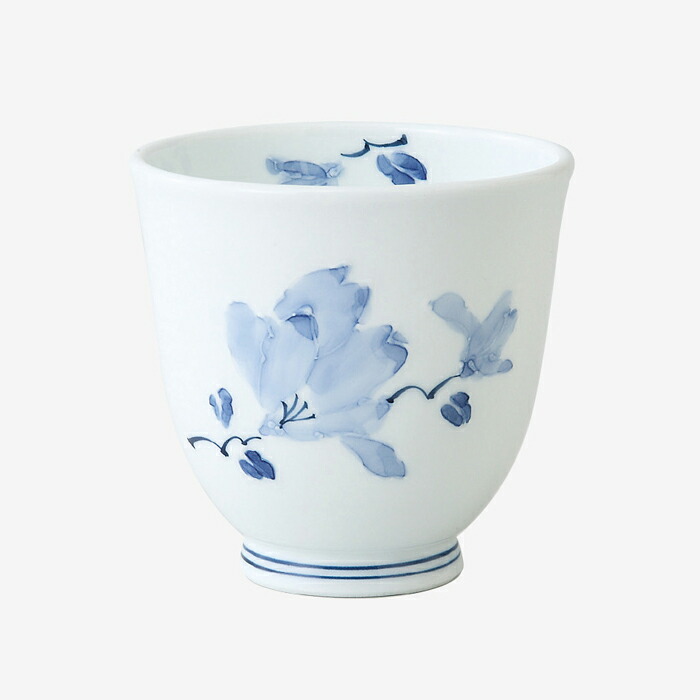 【選べる個数（1～10個）】中善辻が花 軽さ湯呑（青・大）（250ml)（73039）【貨物輸送込み必要経費】 キッチン用品・食器・調理器具-茶道具・湯呑・急須