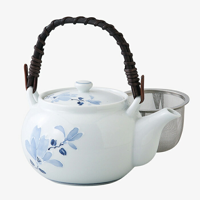 【選べる個数（1～10個）】 中善 辻が花　MS４号土瓶（625ml） カップ網茶こし （73470） 【送料込み価格】
