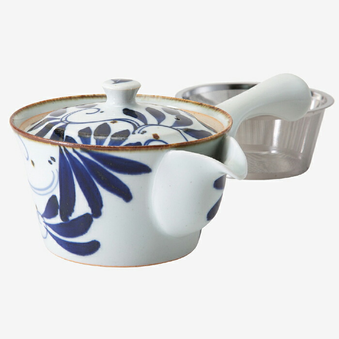 【選べる箱数（1～10箱）】翔芳窯Karakusa（からくさ） SS急須（275ml）急須 １個（トムソン箱）百貨店ステンレス鋼茶こし(18373)【貨物輸送込み通貨価値】
