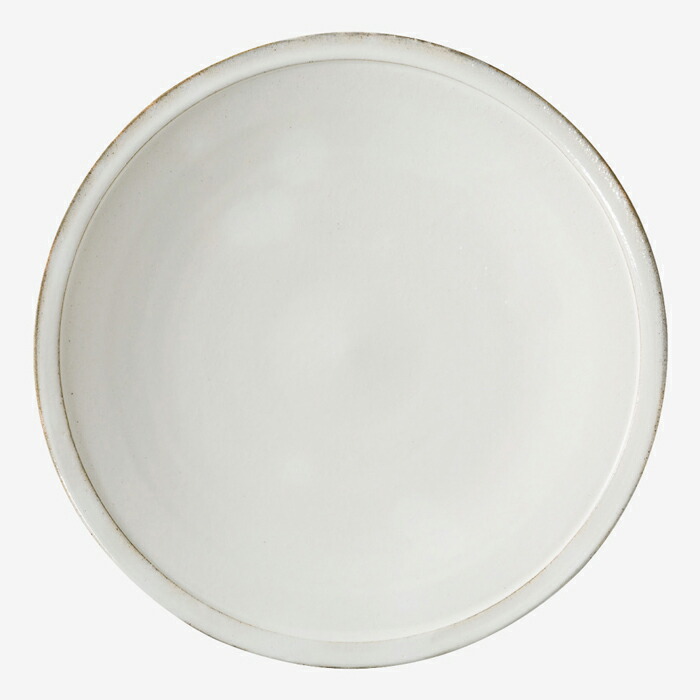 【選べる枚数（1～10枚）】筒山太一窯<br>白化粧7号皿（直径21.5cm）1枚(17076)【送料込み価格】