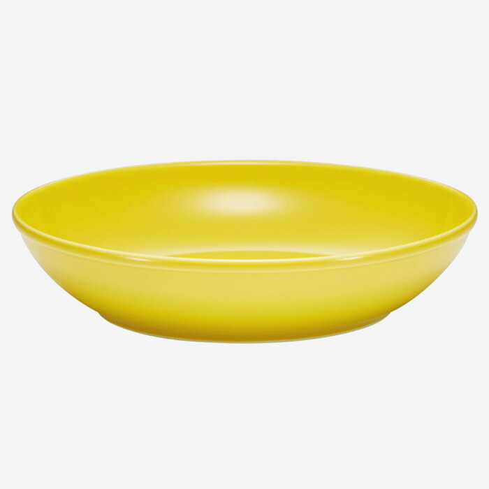 【選べる枚数（1～10枚）】Commonどんぶり鉢 210mmYellow（13236）【貨物輸送込み通貨価値】