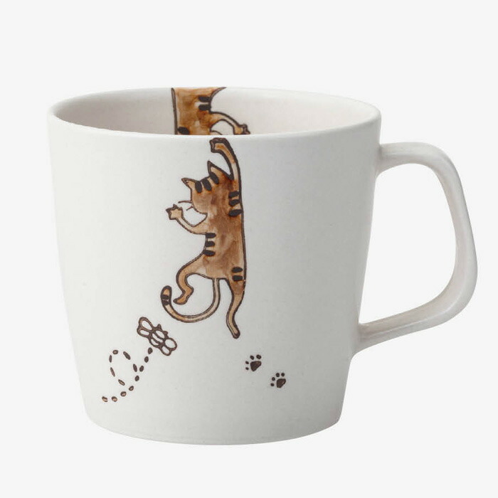 【選べる個数（1～10個）】neko コップ 茶（275ml）（25441）【貨物輸送込み通貨価値】