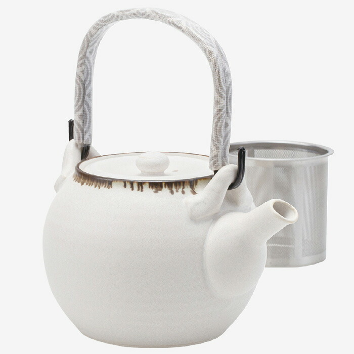 【選べる個数（1～10個）】精製糖 SS土瓶（紅茶の葉ポット）（775ml）百貨店ステンレス鋼茶こし（25523）【貨物輸送込み通貨価値】