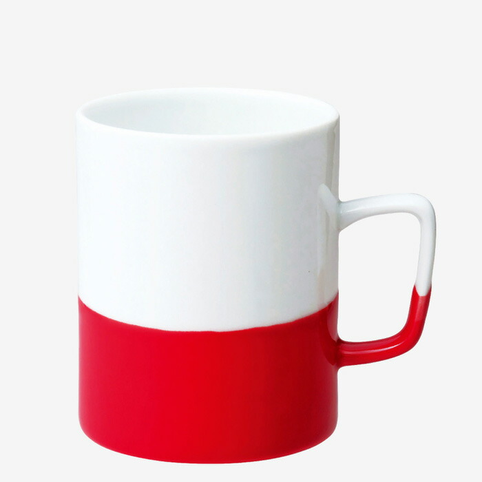 【選べる個数（1～10個）】dip mug（マグカップ）〈F〉（220ml）RD (43518)essence of life【貨物輸送込み通貨価値】