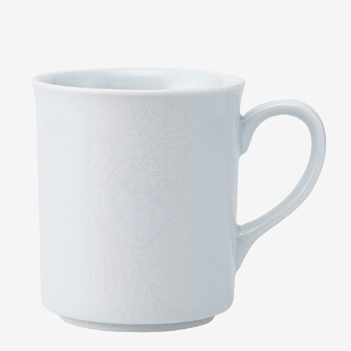 【選べる個数（1～10個）】苺乳汁 マグカップ〈275ml〉白 (54432)【貨物輸送込み通貨価値】