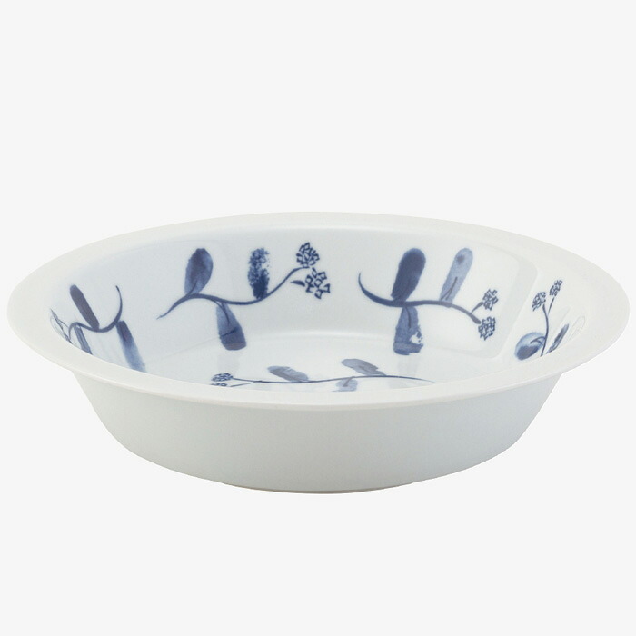 【選べる枚数（1～10枚）】indigo aika お皿 Ｌ（φ17.5糎）胸花 (73691)クラシノウツワ【貨物輸送無料】