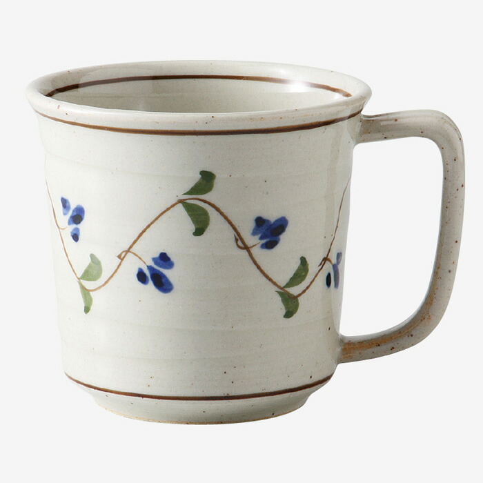 【選べる個数（1～10個）】 廻り唐草　軽量マグ （300ml）（青）　(74049) クラシノウツワ 【送料込み価格】
