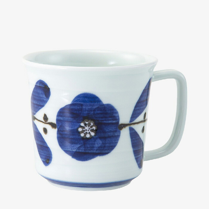 【選べる個数（1～10個）】 廻り花 軽量マグ （300ml）（青）　(74086) クラシノウツワ 【送料無料】