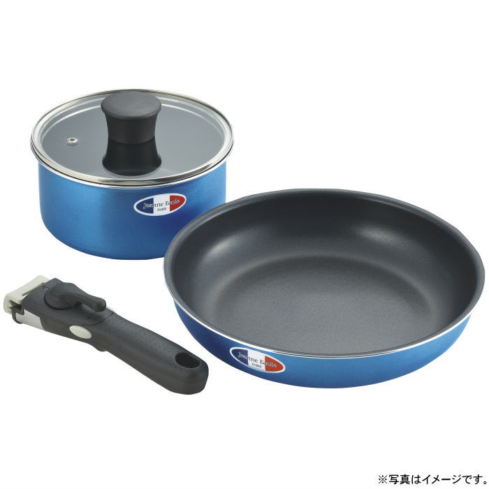 楽天市場】ジャンヌ・エコール 着脱ハンドル鍋 4点セット (JE-123R