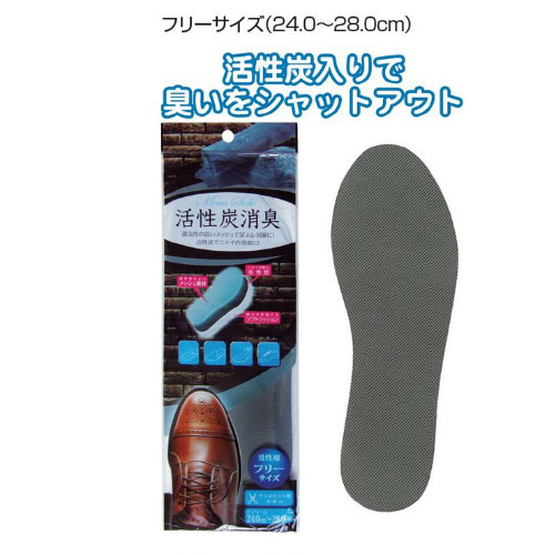 楽天市場】インソール リフレッシュ 抗菌+消臭 男性用 フリーサイズ 24