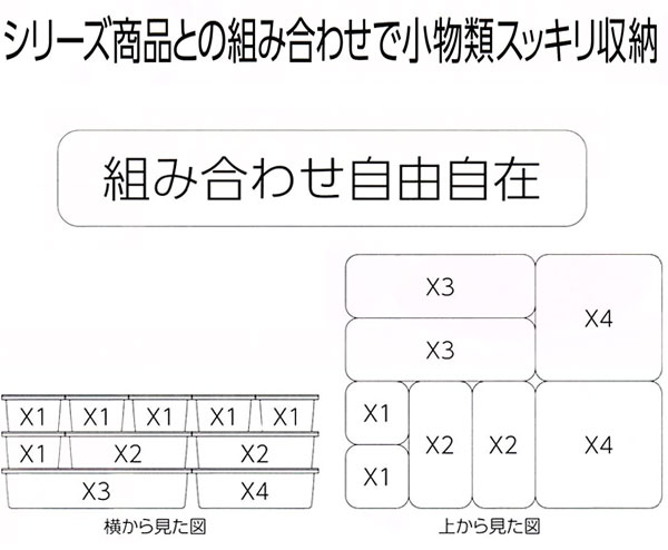 品質満点 100個セット キッチン小物ケースX3 キッチン収納容器引き出し整理に nakayaK547-1 fucoa.cl