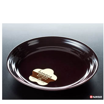 【おまとめ割】【メーカー直送品】100個セット ほのか 丸皿 茶 honoca レンジ和食器ほのかシリーズ 茶色 ブラウンプレート 食器洗浄機OK レンジあたためOK nakayaK470-2【c】【t5】