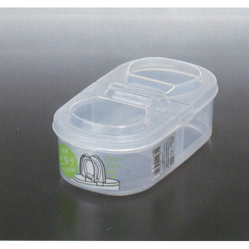 【おまとめ割】【メーカー直送品】100個セット オープンパックW1 フタ付保存容器/ 食品用シール容器 フタがピタッと止まる！ サイズ：185&times;102&times;63Hmm 600ml nakayaK197AR【c】【t5】｜ギフトと100均 ギフトカンパニー