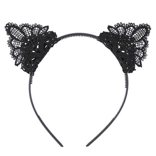 【楽天市場】【セット売り】12個セット 猫耳レースカチューシャ ハロウィン仮装にハロウィーン 001-CR-3451-1AK【t5】：ギフトと