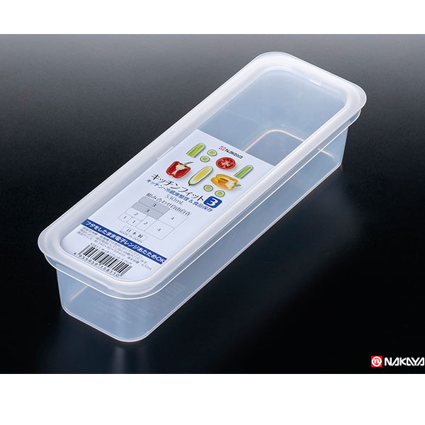 10個セット/100個セット キッチンフィット3クリア 冷蔵庫整理食品保存電子レンジ対応nakayak581-1AR【t5】|ギフトと100均 ギフトカンパニー