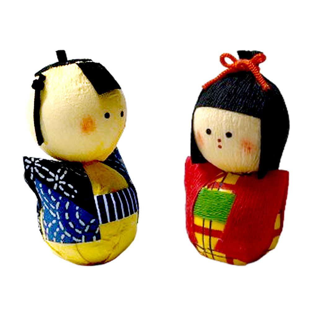 楽天市場】起き上がりこぼし人形 結婚式セット（花嫁と花婿