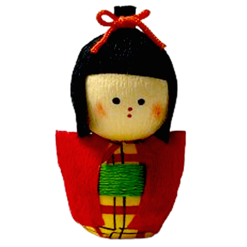 【縁起物】　手作り人形 楽天市場】起き上がり人形 忍者 緑 縁起物 飾り コンパクト おしゃれ