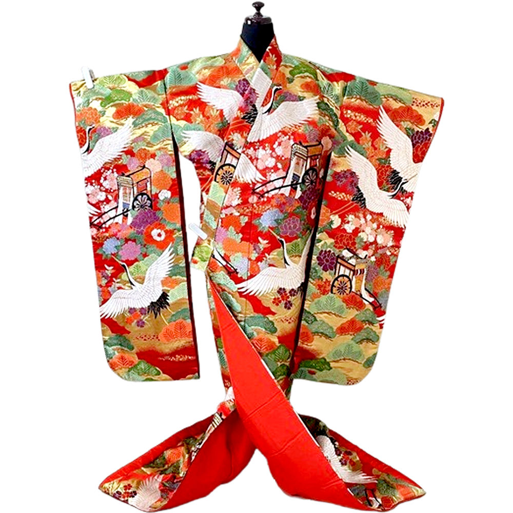 打掛 華燭の典御召しもの 花嫁御寮御召しもの 色打掛 エデンの園の鶴 松花御所車晴れ晴れしい 華燭の典 内掛け 正絹 刺しゅう 鶴 華燭の典 御召しもの 良品 貸御召しものの売りわたす 買いもとめる通貨価値 打掛売りわたす 縁起物 華燭の典活動写真 インスタ 活動写真 和風 室内装飾 日本のお差し上げ物 和装 華燭の典 花嫁御寮 打ち掛け 神殿挙式 色打ち掛け 貨物輸送無料