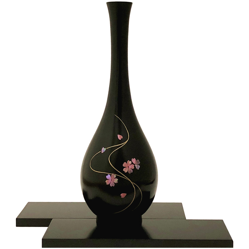 楽天市場】高岡銅器 壺 花瓶 花器 フラワーベース 青銅 龍 大黒 弁財天