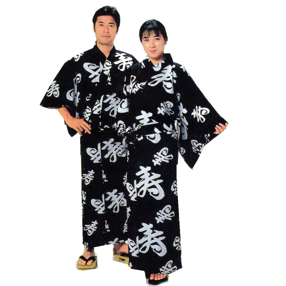 品 外国人向け浴衣 福寿 赤 S