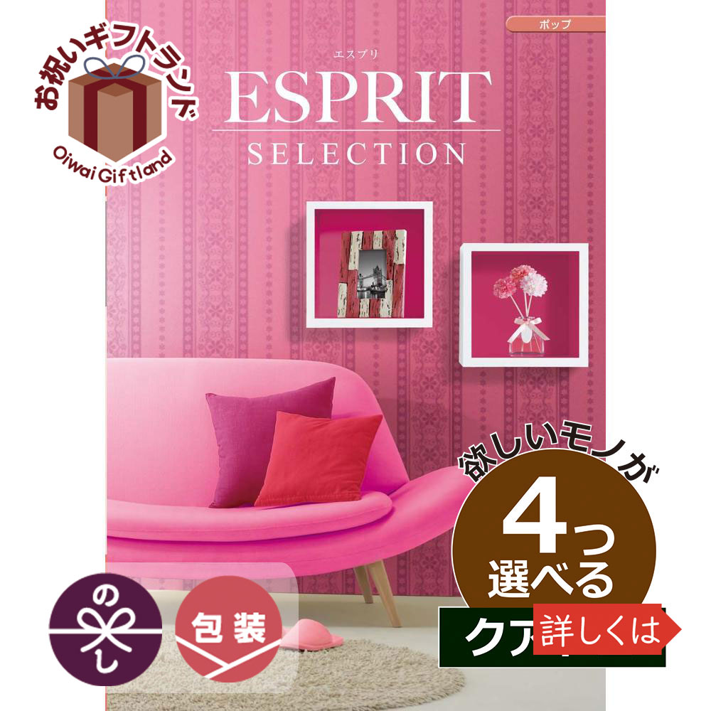 代引不可 カタログギフト 内祝い 4つ選べる 出産内祝い エスプリ Esprit003qu エスプリ ポップ 4つもらえる クアトロチョイス カタログギフト Esprit003qu 景品 名入れのお祝いギフトランド 超歓迎 Madah Kemdikbud Go Id