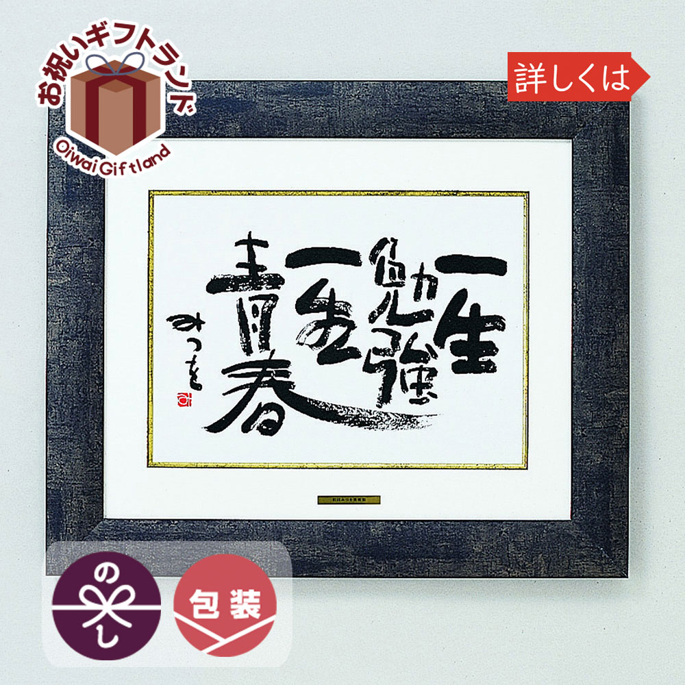 保証書付 額縁 F4サイズ色紙額装 フレーム 相田みつを フレーム 額 グッズ みつを 相田 4種類 色紙 900a 一生勉強 Dgb Gov Bf