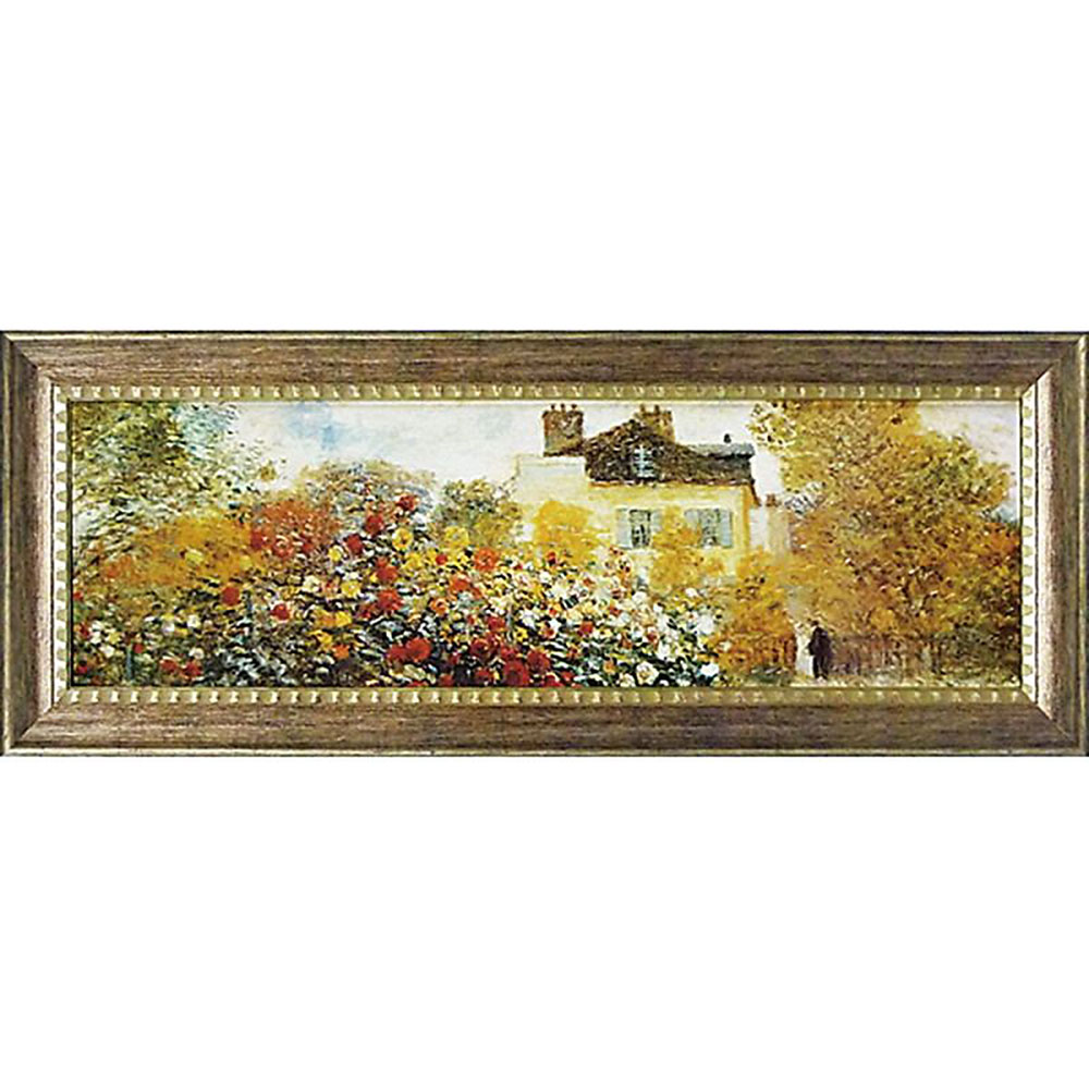 絵画 ミュージアムシリーズ モネ 「庭園のアーチスト」 MW-18088周年記念品 プレゼント 退職記念 卒業記念 名入れ相談