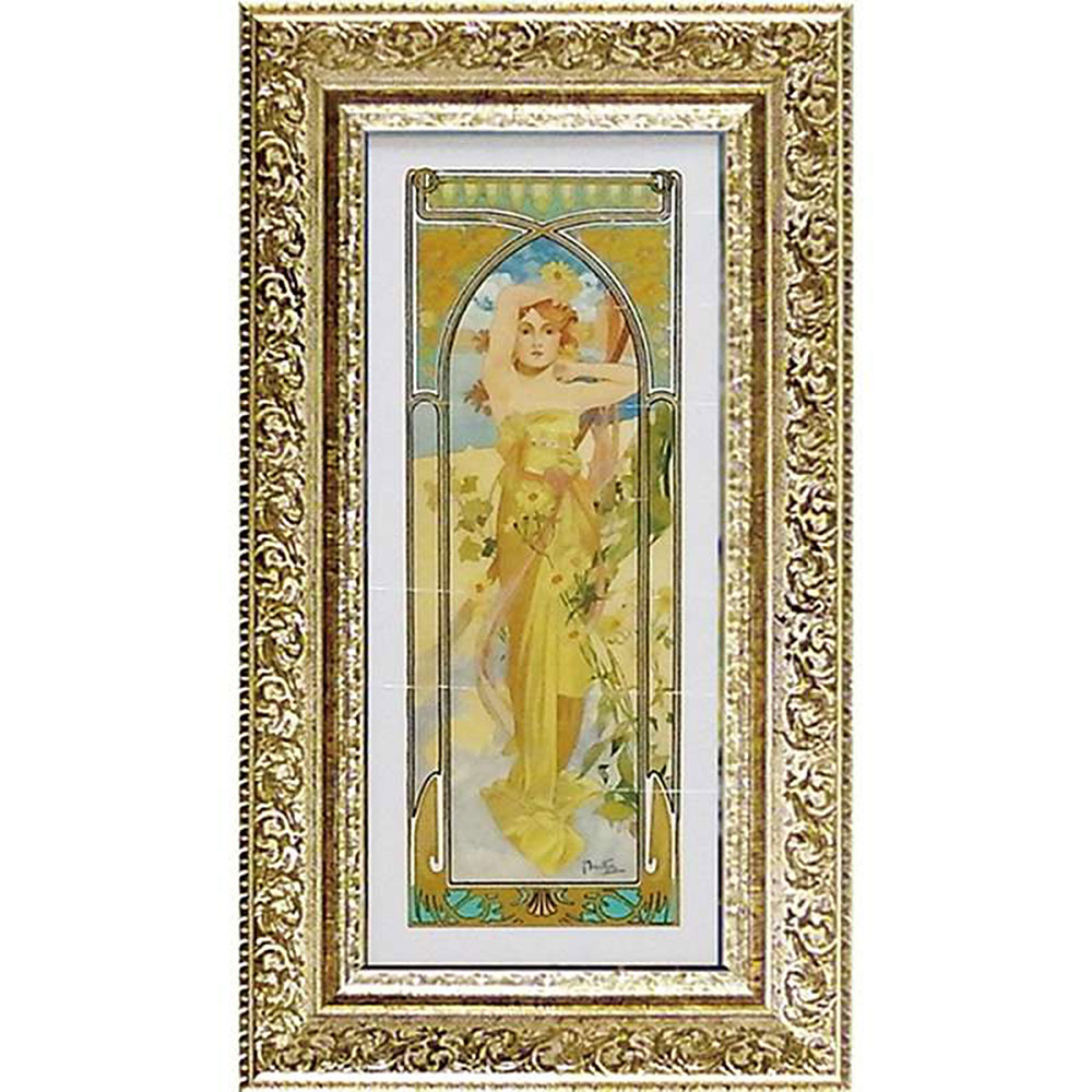 アルフォンス・ミュシャ、果物、希少な画集より、新品高級額・額装付 楽天市場】「フルーツ」アルフォンス・ミュシャ☆楽天ランキング