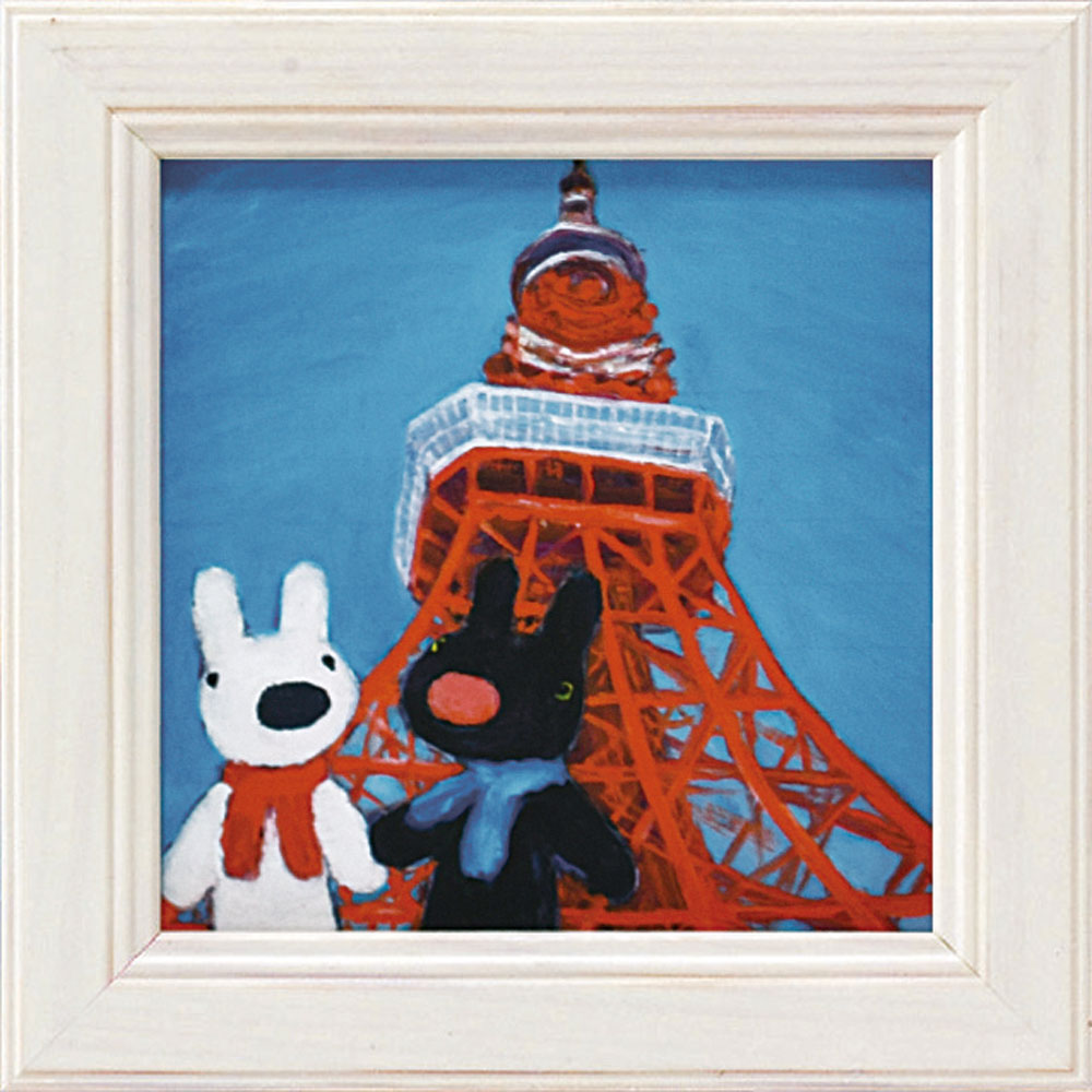 リサとガスパール　ジークレイ版画　数量限定　作者サイン入　2点セット リサとガスパール ジークレー版画 冬の遊園地 - メルカリ