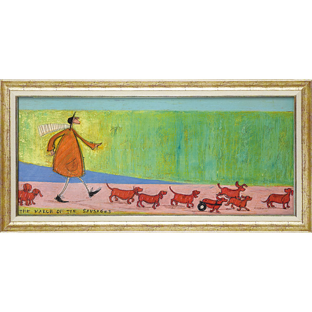 絵画 サム トフト 「ソーセージ大行進」 ST-16026周年記念品 プレゼント 退職記念 卒業記念 名入れ相談｜ベビー＆ご挨拶お祝いギフトランド