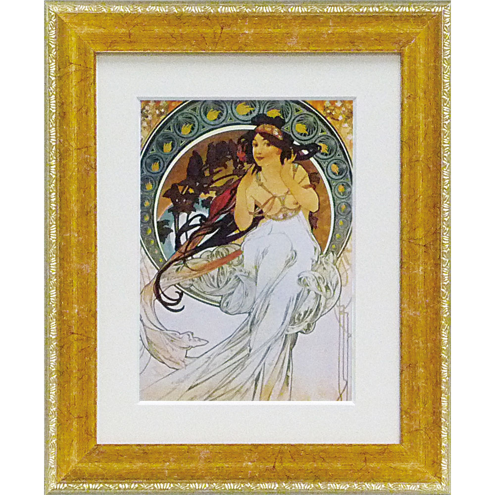 楽天市場】絵画 アルフォンス ミュシャ 「フルーツ」 AM-12002