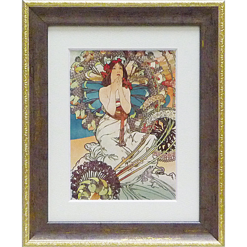 楽天市場】絵画 アルフォンス ミュシャ 「フルーツ」 AM-12002